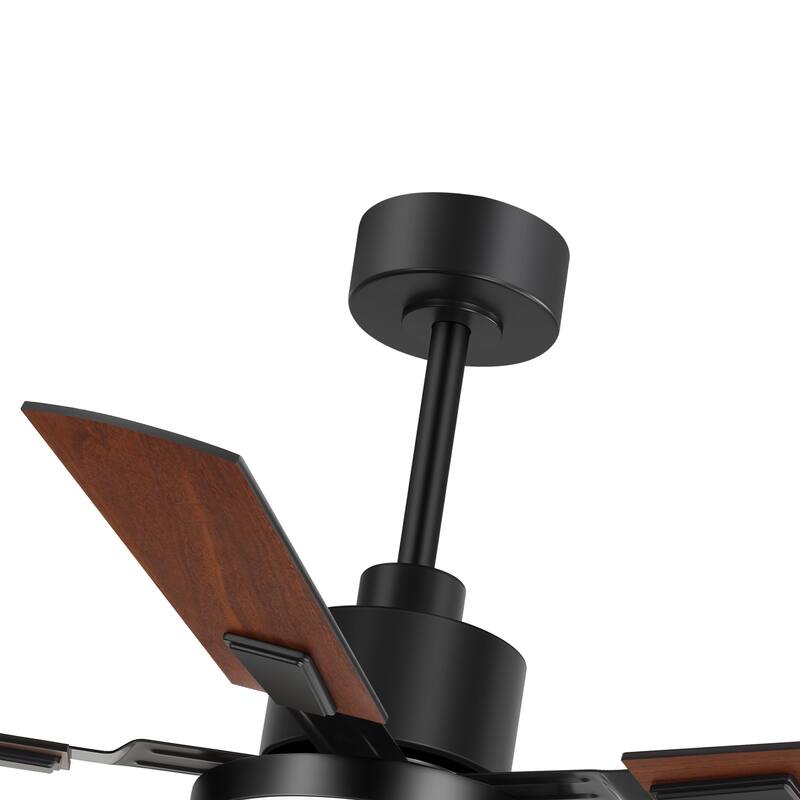 48/52/60-inch Modern Ceiling Fan with LED Light and Remote (3/5/6 Reversible Blades)