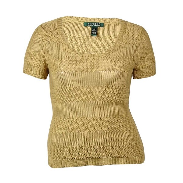 ralph lauren short sleeve sweater