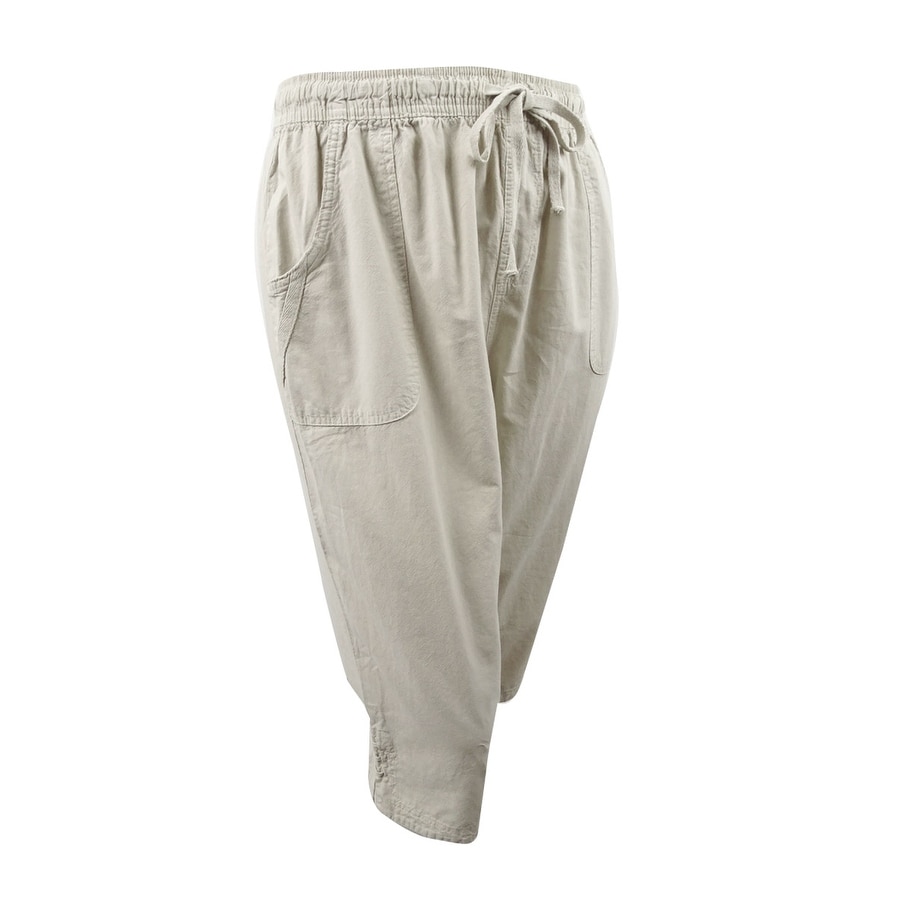 karen scott drawstring pants