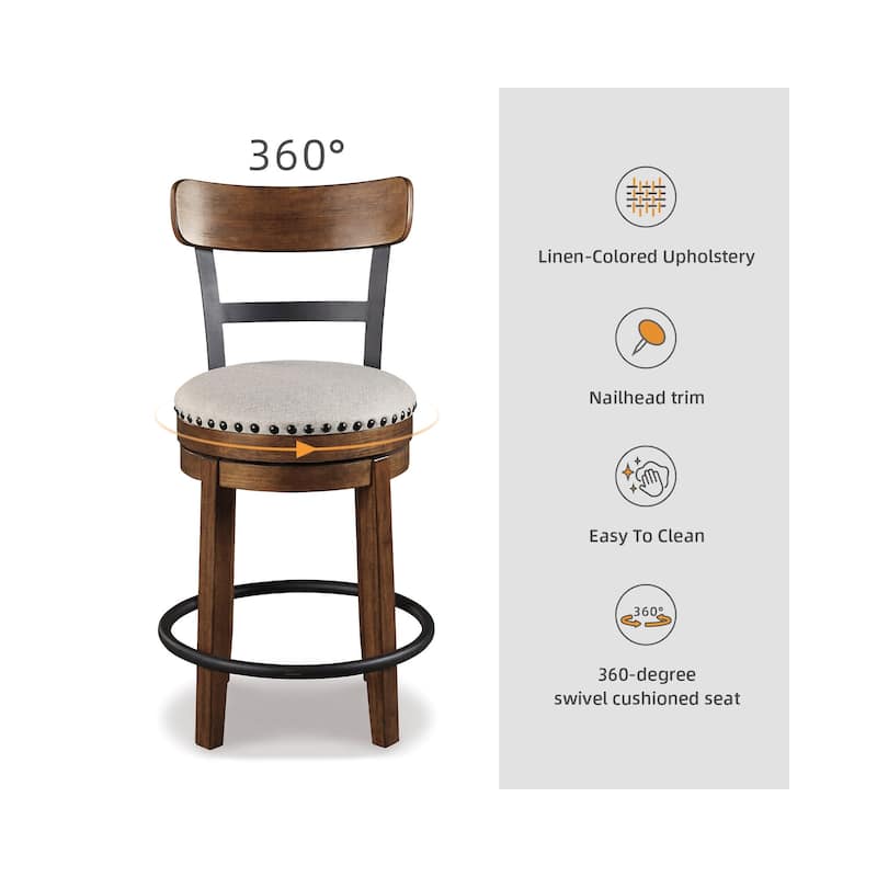 Valebeck Swivel Barstool
