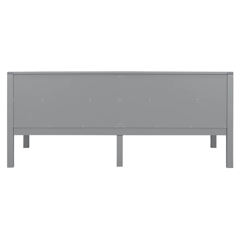Full/Twin Size Daybed - Convertible Sofa Bed with Trundle (Optional) for Guest Rooms