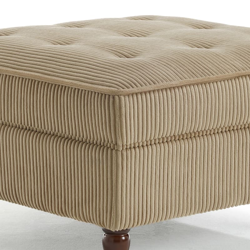 Madison Oversized Upholstered Corduroy Modular Sectional Sofa