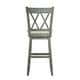 preview thumbnail 38 of 65, Eleanor Double X Back Wood Swivel Bar Stool by iNSPIRE Q Classic