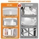 preview thumbnail 24 of 102, 4/5/6 Tiers Round Rotating Bookcase, Revolving Floor Standing Bookshelf Corner Organizer Display