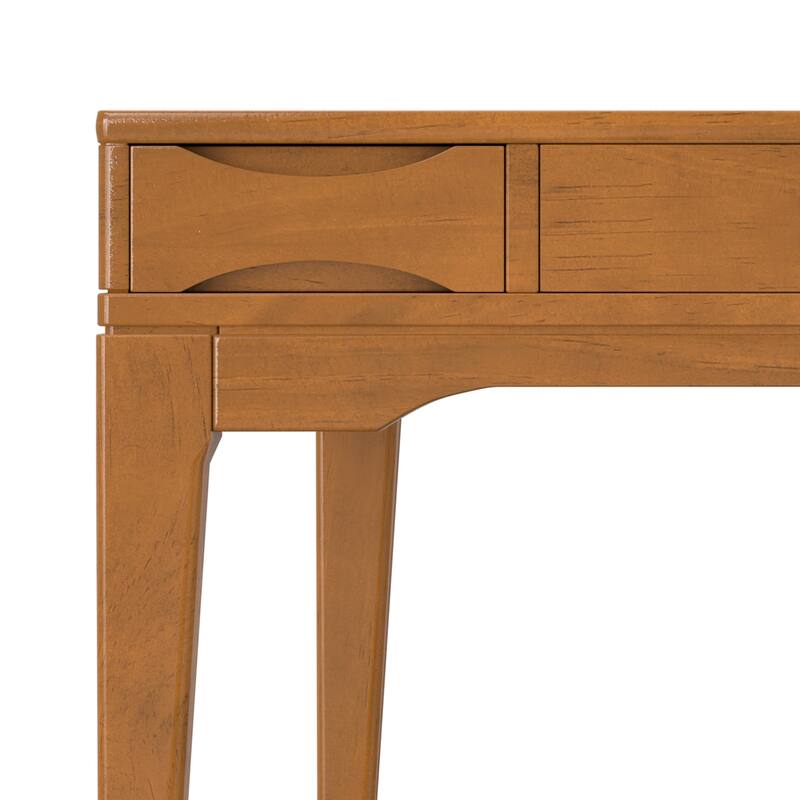 WYNDENHALL Pearson SOLID HARDWOOD Mid Century Modern 48 inch Wide Small Desk
