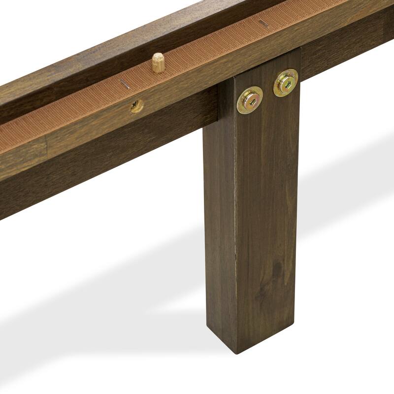 East West Furniture Queen Size Bed Frame with 4 Hardwood Legs and 2 Extra Center Legs - (Finish Options)