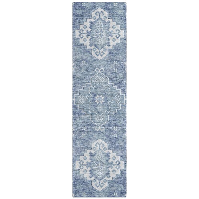 Machine Washable Indoor/ Outdoor Chantille Traditional Boho Rug