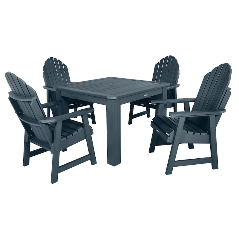Hamilton 5-piece Outdoor Dining Set - 42" x 42" Table, Dining-height - Federal Blue