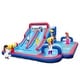 preview thumbnail 6 of 5, Kids Outdoor Inflatable Water Slide Park Bounce House Splash Pool without Blower