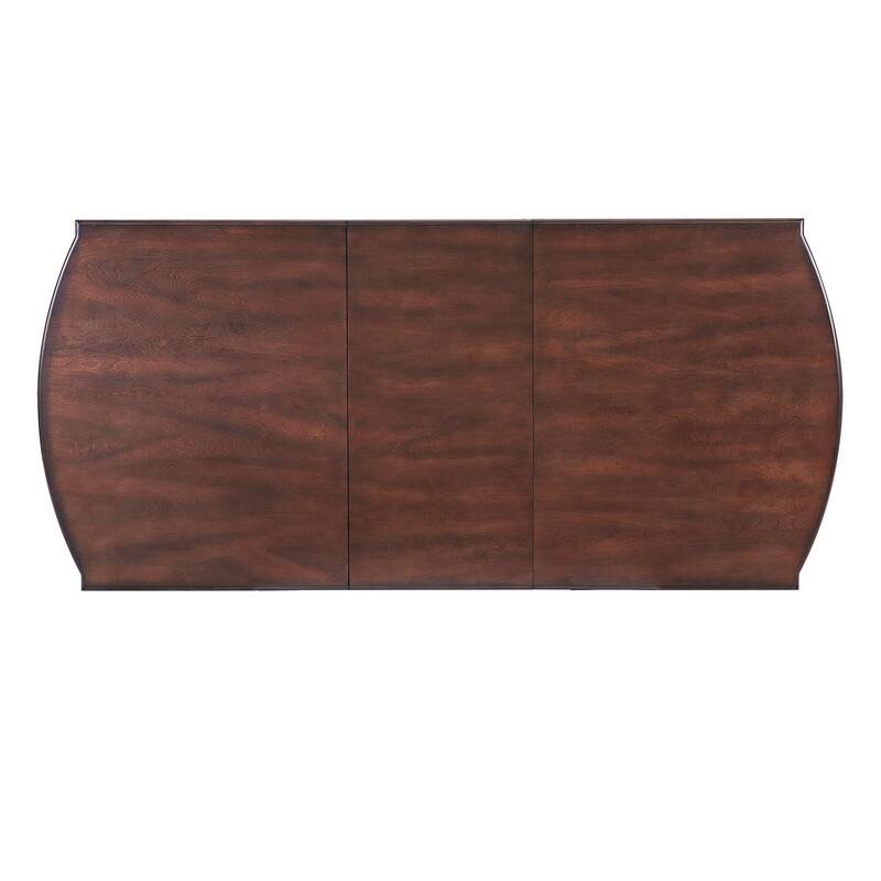 6-Piece Dining Table Set, 60inch To 78inch Extendable Wood Dining Table With Removable Leaf,4 Upholstered Side Chair And Bench
