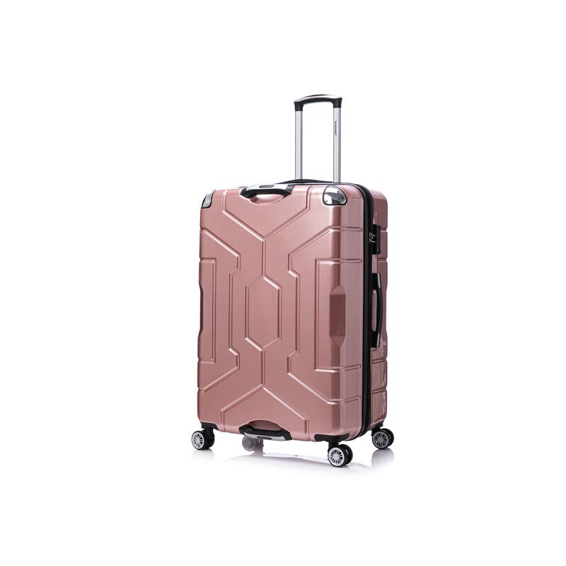 3 Piece Technology PC Hardshell Lightweight Durable Suitcase with Rotating Wheels and Adjustable Ergonomic Telescopic Handle
