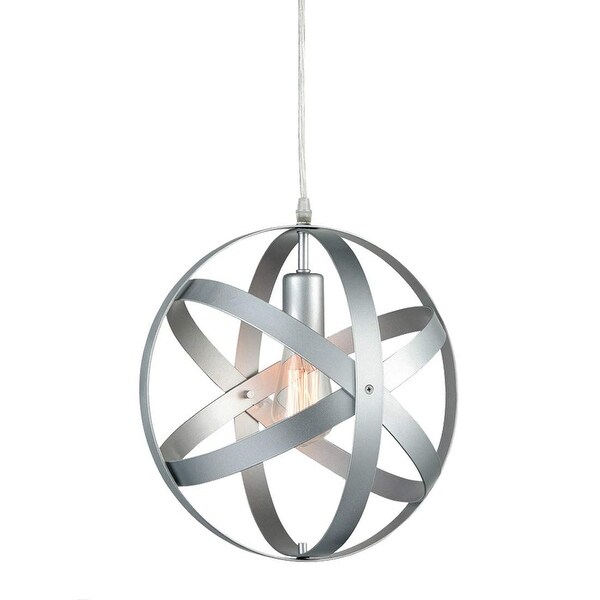 silver pendant light