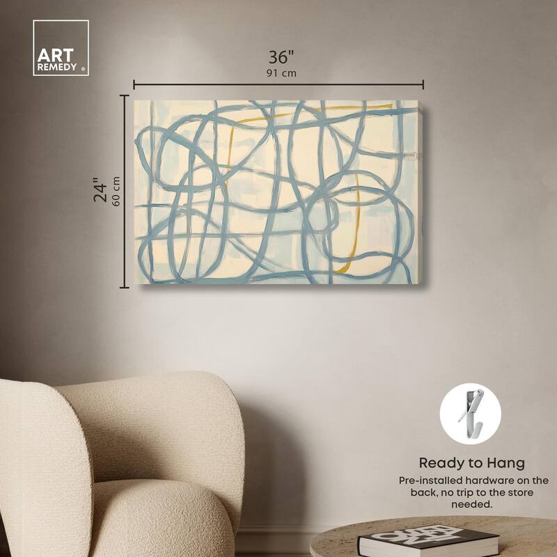 Unbroken Line II Canvas by Art Remedy, Gallery Wrapped
