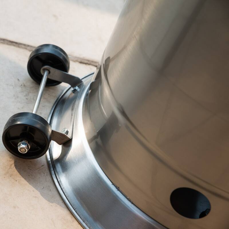 Outdoor Patio Propane Heater with Portable Wheels 47,000 BTU 88 inch Standing Gas Outside Heater