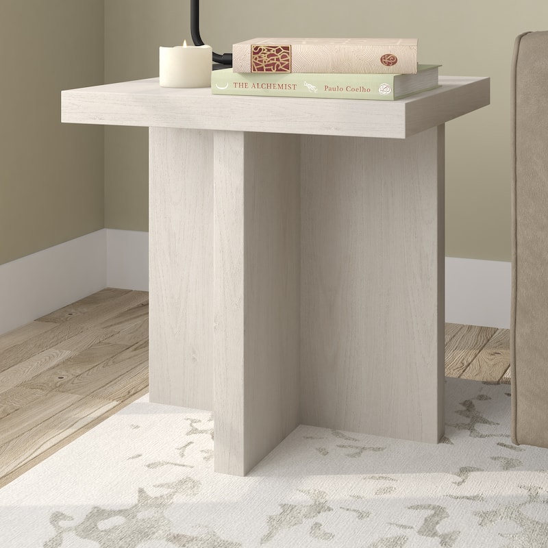 Elna 22" Wide Square Side Table - 22" Wide