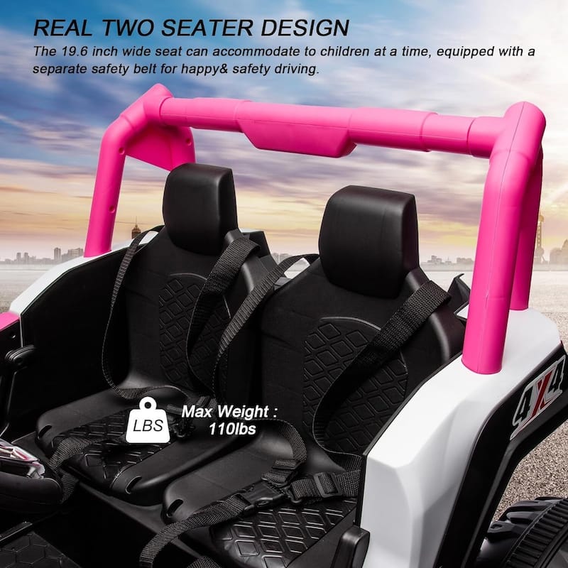 2 Seater Ride on Car 12V Battery Powered Off-Road UTV Toy
