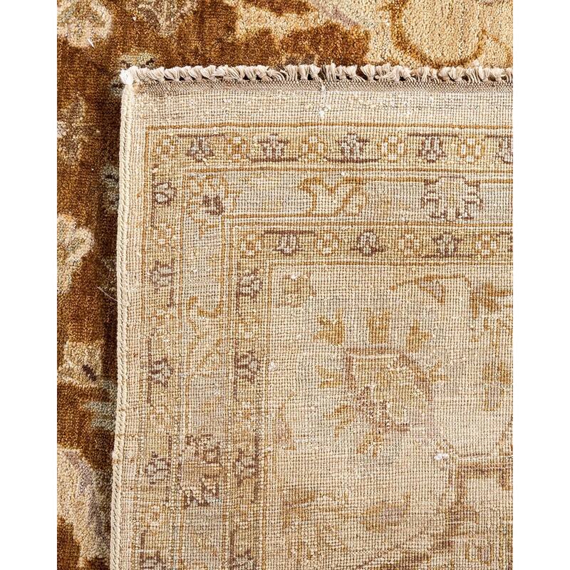 Oushak One-of-a-Kind Hand-Knotted Area Rug - Beige, 8' 0" x 10' 3" - 8' 0" x 10' 3"