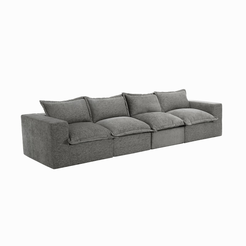 Comfy Cloud Couch Plush Modular Sectional Sofa For Living Room