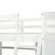 preview thumbnail 9 of 7, Twin Size Loft Bed with Shelves, Desk and Ladder, Solid Wood LoftBed Frames for Kids Teens Adults, No Box Spring Needed, White