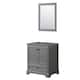Option Dark Gray, Black Trim, No Top