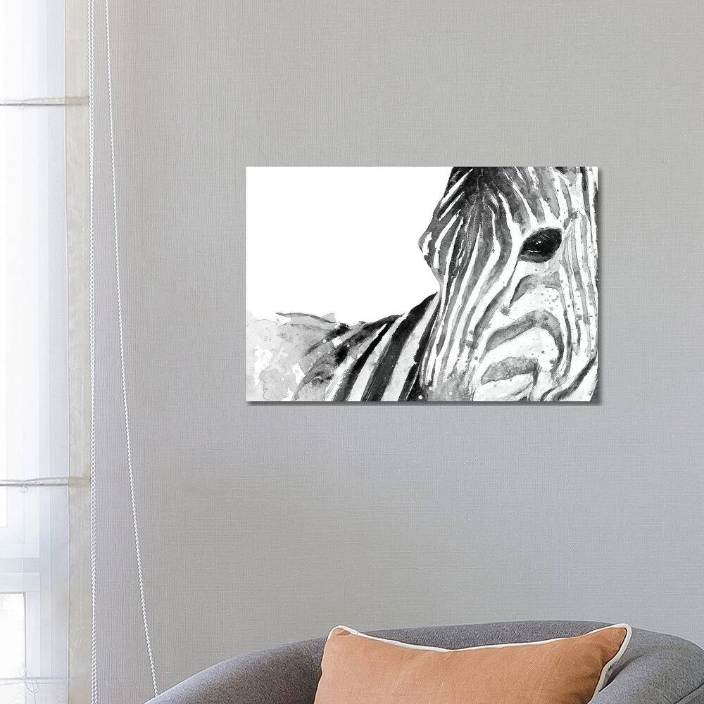 iCanvas "Zebra Gaze" by Patricia Pinto Canvas Print