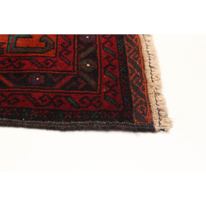 ECARPETGALLERY Hand-knotted Teimani Black Wool Rug - 3'10 x 6'7