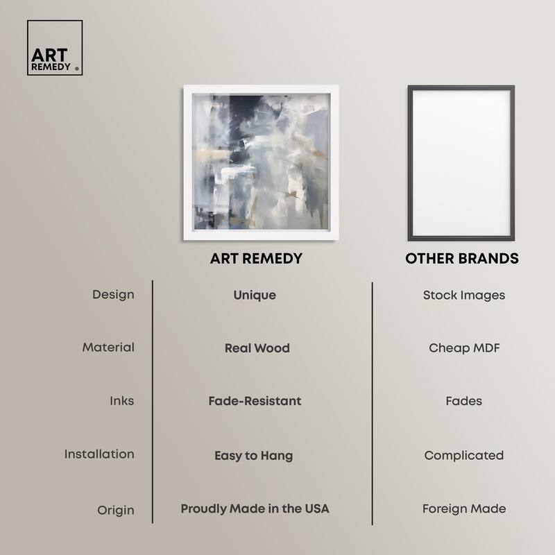 Contemplative Blues II Shadowbox by Art Remedy