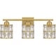 preview thumbnail 2 of 6, Gibson 3-Light Aged Brass Bath Light