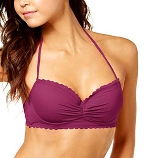 plum bikini top