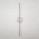preview thumbnail 86 of 119, 1-Light Black/ Gold/ Nickel Modern Long Linear Strip Wall Sconce Dimmable LED Bathroom Vanity Light