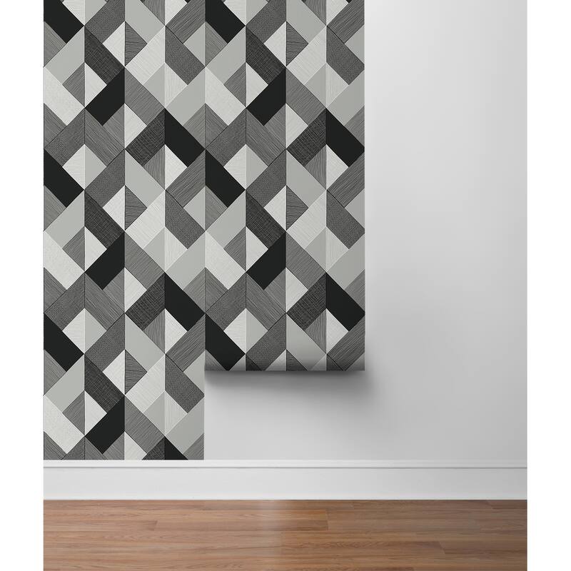 Stacy Garcia Home Marquetry Peel and Stick Wallpaper