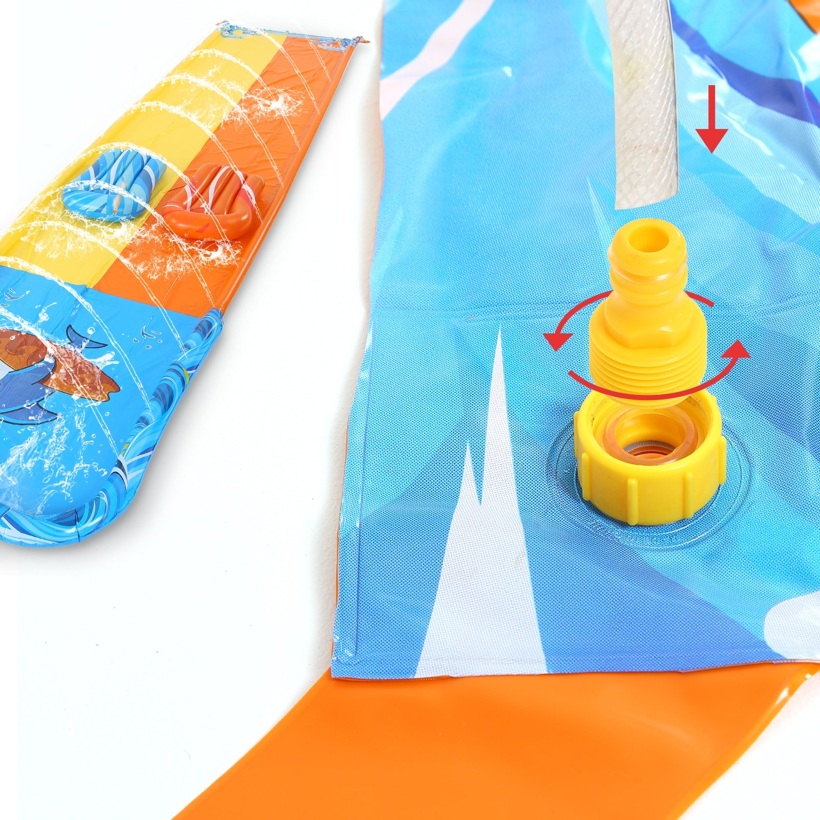 Slip Water Slide for Kids Adult Inflatable Water Splash Slide