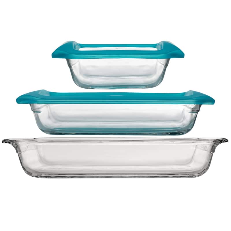 Libbey Bakers Premium 5-Piece Glass Bakeware Set