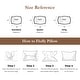 preview thumbnail 9 of 19, Set of 2 100% Organic Cotton Down Feather Pillow-in-a-pillow Design Bed Pillow
