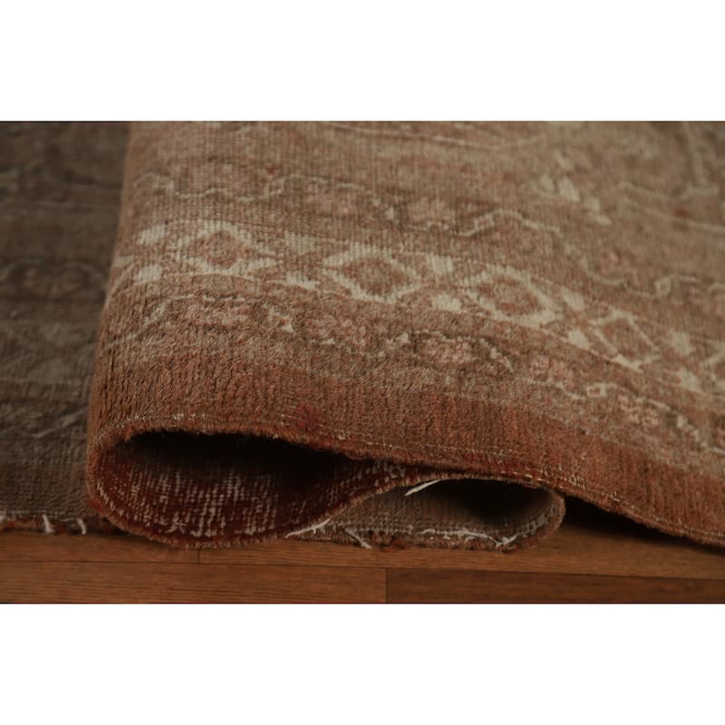 Pre-1900 Antique Tabriz Haj Jalili Persian Rug Handmade Wool Carpet - 10'11"x 14'8"