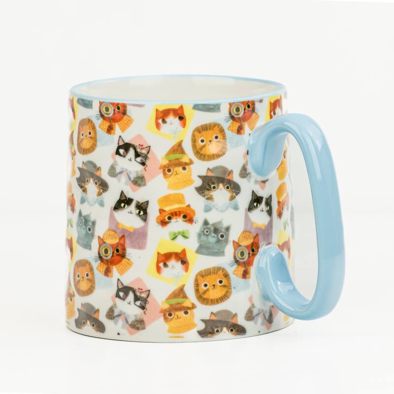 10 Strawberry Street Bella Animal Mugs, Set of 4