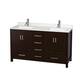 Option Espresso / Giotto Quartz Top / Brushed Chrome