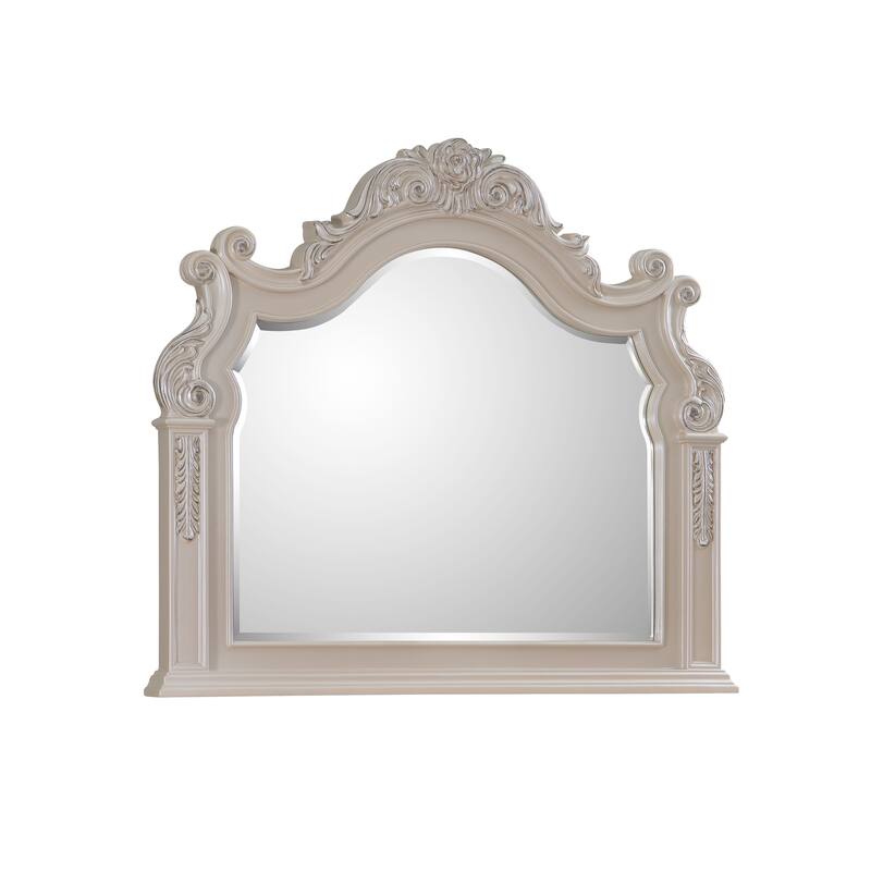 Santa Monica White/Champagne/Pearl Bedroom Set