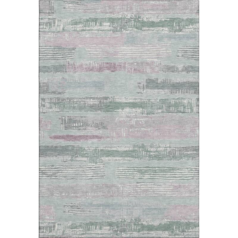 Premium Washable Super Soft Abstract Stripes Mayfield Rug