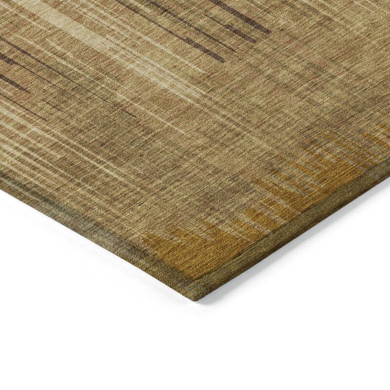 HomeRoots Striped Transitional Rectangle Outdoor Rug