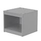 preview thumbnail 8 of 7, Gray Twin Size Pine Wood House-Style Headboard Floor Bed with Fence Guardrails without cushion