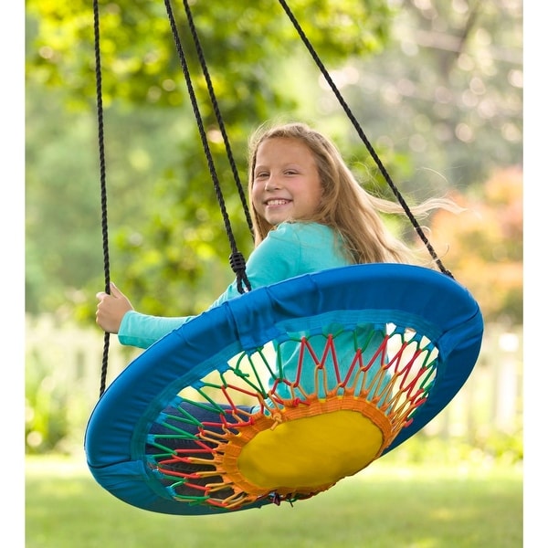 32-inch FunShine Bungee Platform Tree Swing with Adjustable Seat