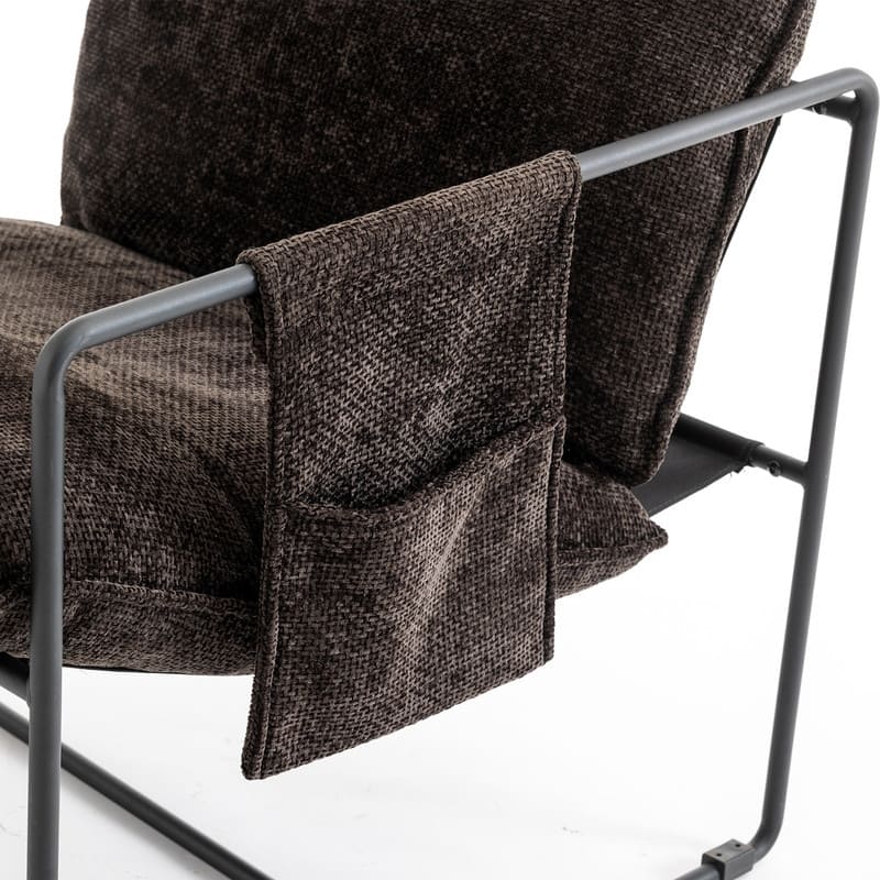 2 PCS Hanging Accent Chair,Lazy Sofa Chair wArm Pocket