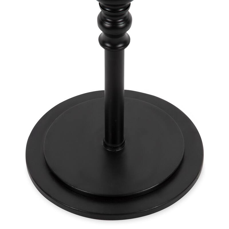 Kate and Laurel Stratton Rustic Pedestal Table - 12x12x26