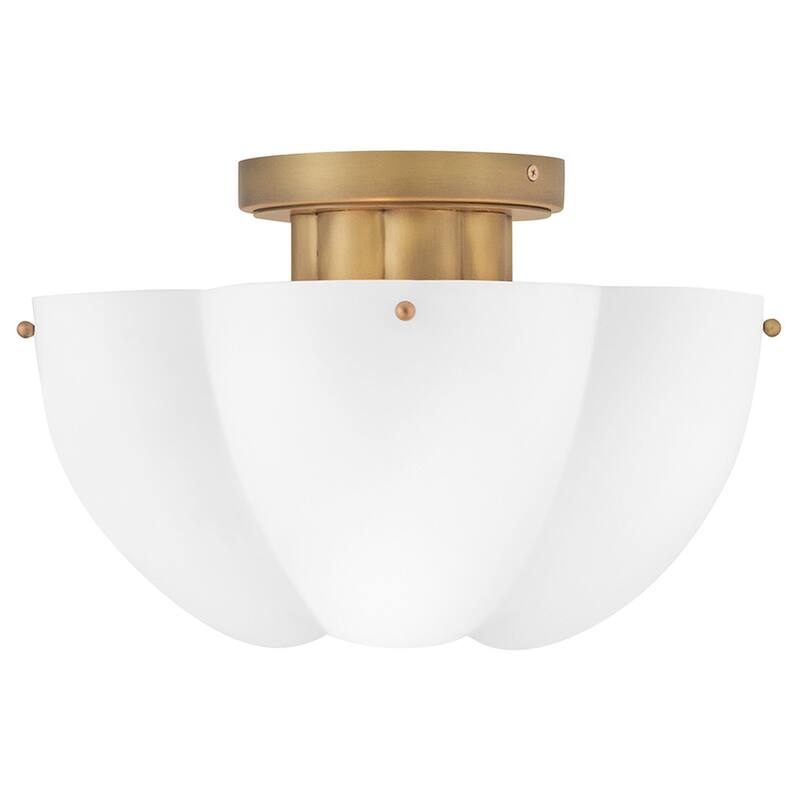 Hinkley Lighting 47583 Becca 4 Light 14" Wide Semi-Flush Bowl Ceiling