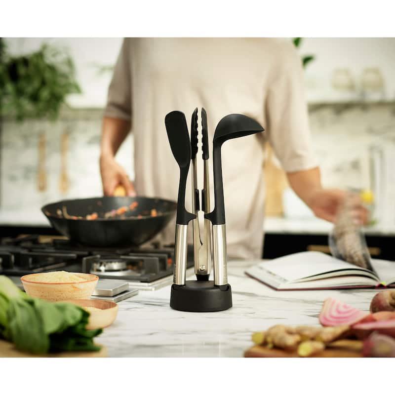 Joseph Joseph Elevate Fusion 3-piece Utensil Set with Storage Stand