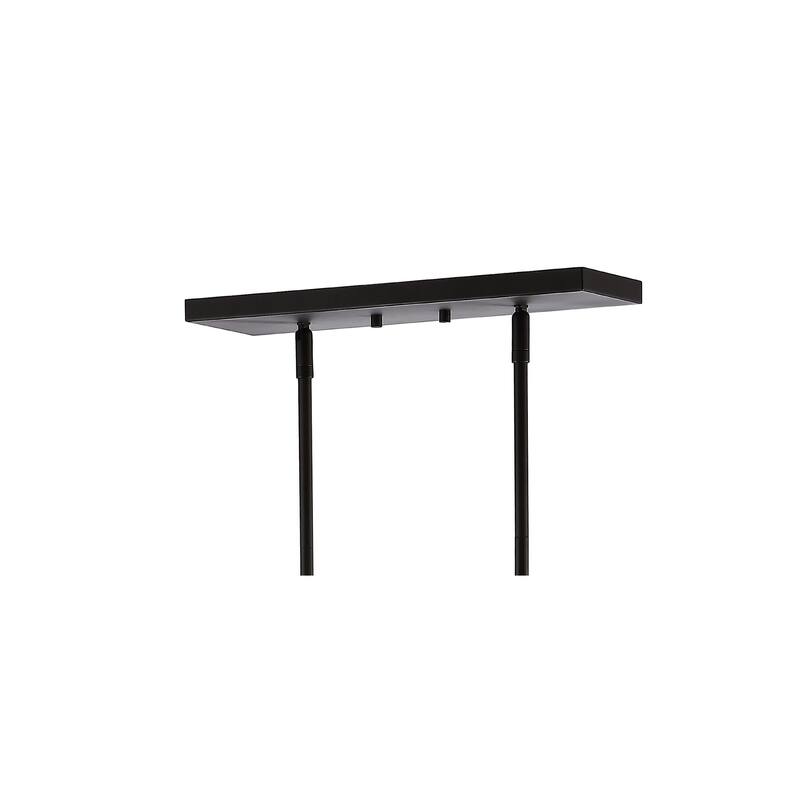 Ferme 30" 5-Light Adjustable Iron Farmhouse Industrial LED Dimmable Pendant, Oil Rubbed Bronze by JONATHAN Y