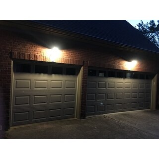 Shop Y-Decor Lora 1 Light Outdoor Wall Lighting in Black ...