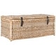 preview thumbnail 7 of 14, happimess Caden 46" Wicker Storage Trunk, Natural