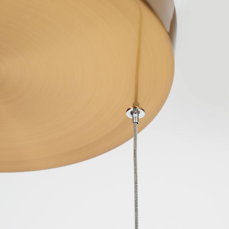 Modern 3-Light LED Chandelier Island Lights for Kitchen Island - Dia. 13.8" x H 6"